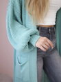 Oversized dámský kardigan IT-8 mentol
