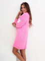 Stylová dámská tunika v růžové barvě SW214-24