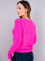 Dámský alpakový svetr neonově růžový IT107
