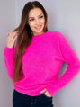 Dámský alpakový svetr neonově růžový IT107