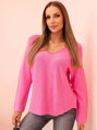 Dámsky trendy IT88 sveter ružový 