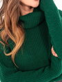 Stylové dámské šaty SUK-DZ07-22 zelené 