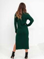 Stylové dámské šaty SUK-DZ07-22 zelené 