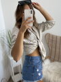 Dámská madeirová halenka na knoflíky