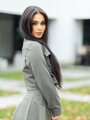 Stylový dámský VSB LISA komplet sukně + sako v olivové barvě