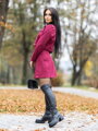 Moderní dámský komplet VSB LISA burgundy