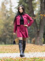 Moderní dámský komplet VSB LISA burgundy