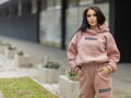 Tepláková souprava VSB RUBY v baby pink barvě 