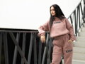 Tepláková souprava VSB RUBY v baby pink barvě 