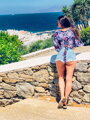 Elegantní dámský top VSB LESIA na vázání 