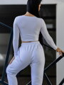 Bawełniany crop top VSB AMI biały