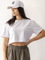 Dámský basic bílý croptop VSB LILLY