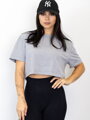 Bavlněný croptop v šedé barvě VSB LILLY