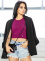 Stylový dámský VSB LOLLY croptop purple