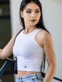 Dámský VSB LOLLY croptop bílý 