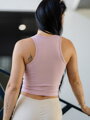 Dámský croptop VSB LOLLY powder pink