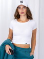Crop-top v nádherné bílé barvě VSB PATTY 