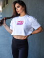 Dámský croptop VSB RAINBOW bílý