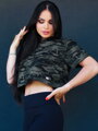 Dámské croptop triko VSB LILLY ARMY