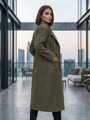 Dámský pohodlný kabát VSB KLOE zelený 