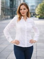 Bílá dámská košile Slim-Fit VS-DK1725