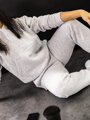 Dámska teplá mikina VSB BASIC sivá 