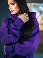 Prodloužená mikina VSB WELLA purple