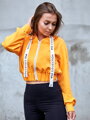 Crop Top mikina do pasu VSB LEA mango