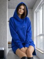 Dámská oversize mikina VSB WELLA blue