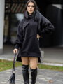 Dámská oversize mikina VSB WELLA black