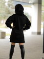 Dámská oversize mikina VSB WELLA black