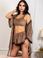 Luxusní velurový set JANNYS VSB22 béžový