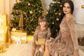 Šaty máma a dcera VSB VELVET GOLD 
