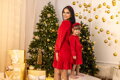 Šaty máma a dcera VSB VELVET RED