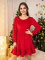 Šaty máma a dcera VSB VELVET RED