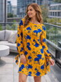 Dámské šaty VS-SA-1912 vzor květiny