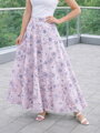 Dámská MAXI sukně VS-SU-1851 květovaná