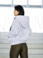 Oversize dámská mikina VSB BASIC v bílé barvě