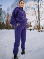 Dámská stylová mikina WANESS ve fialové barvě