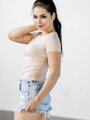 Trendy dámský VSB LENA CROPTOP krémový