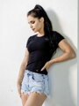 Dámský krátký VSB LENA CROPTOP černý