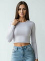 Dámské crop-top tričko s dlouhým rukávem VSB AMI