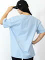 Dámske voľné tričko VSB STREET babyblue