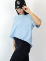 Dámske voľné tričko VSB STREET babyblue