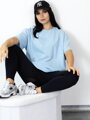 Dámske voľné tričko VSB STREET babyblue
