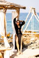 Moderní dámské VSB KYLIE kimono černé