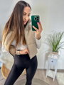 Sportovní dámská vesta latté