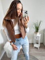 Dámská croptop vesta chocco 