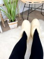 Kotníkové nízké papuče z ovčí vlny:)) teploučké:)) model 105
