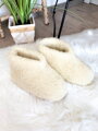 Kotníkové nízké papuče z ovčí vlny:)) teploučké:)) model 105